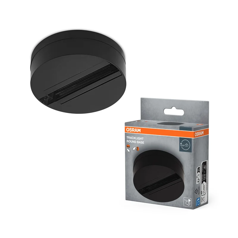 Estación base OSRAM TRACKLIGHT para cabezal de lámpara, negro