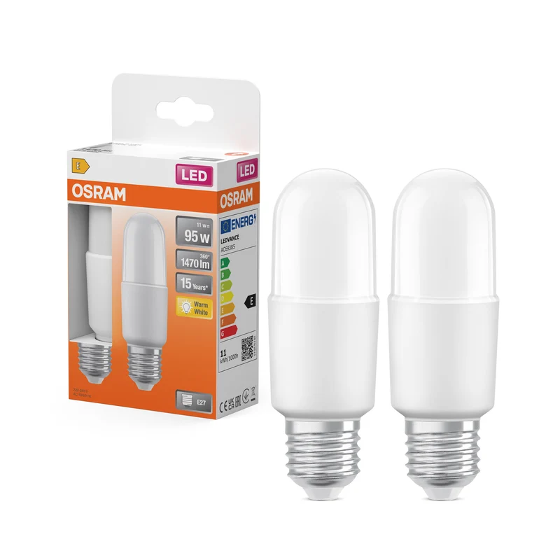 Lámpara de barra OSRAM LED PCR CLASSIC 11W 827 Mate E27