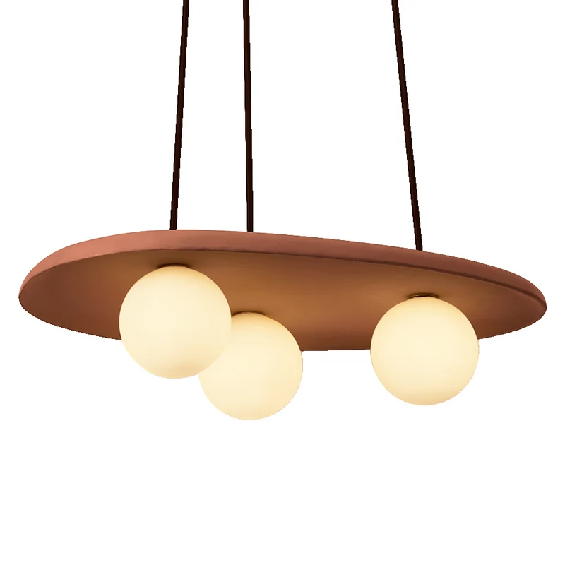Lámpara colgante OSRAM DECOR Clay Nest 3xG9 Marrón