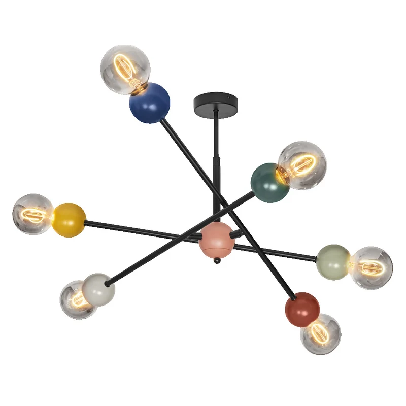 Lámpara colgante de techo OSRAM DECOR Bubble, 6 luces, E27, multicolor