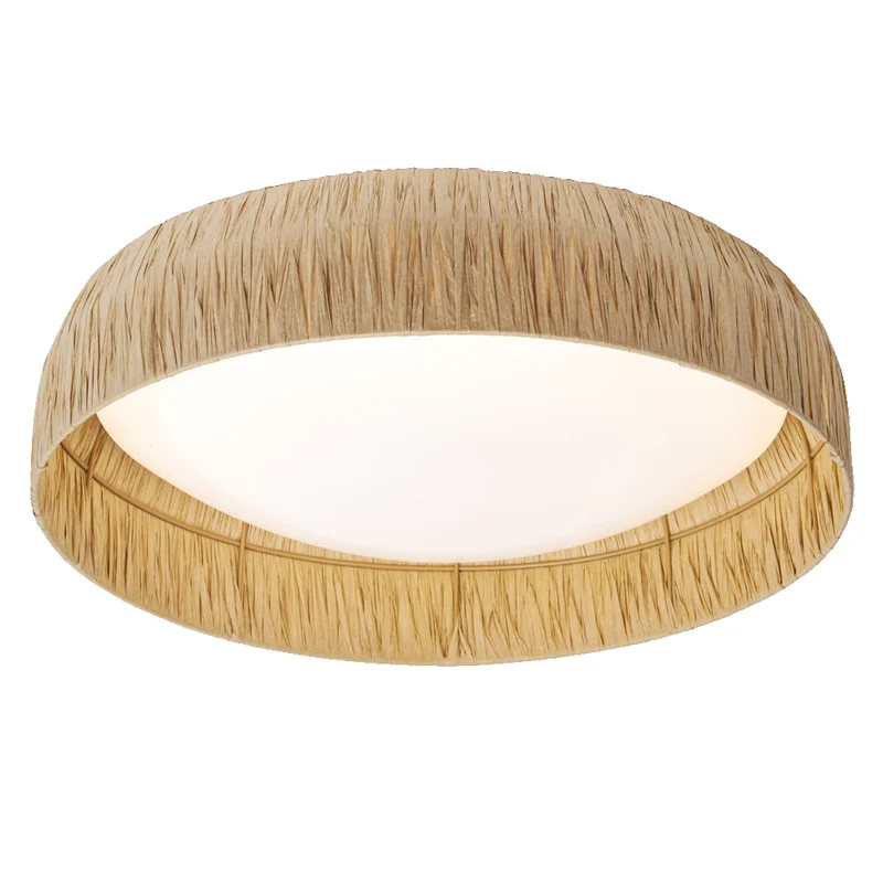Lámpara de techo OSRAM DECOR de papel de bambú marrón, 500 mm, 28 W