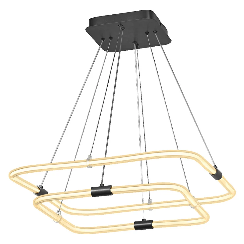 Lámpara colgante OSRAM DECOR Tetragon, 23 W, 3000 K, 2500 lm, blanco cálido, Click DIM