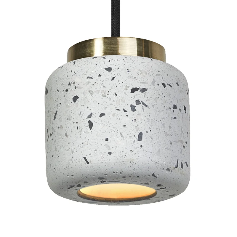 Lámpara colgante esférica OSRAM DECOR Terazzo, blanca, GU10