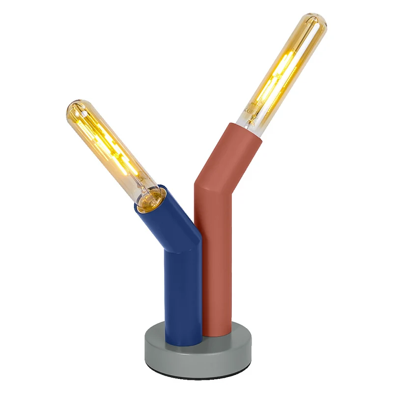 Lámpara de mesa OSRAM DECOR Straw, 2 luces, E27, Multicolor