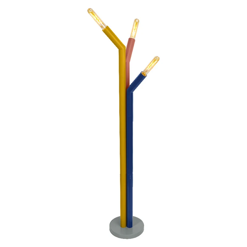 Lámpara de pie OSRAM DECOR Straw, 3 luces, E27, Multicolor