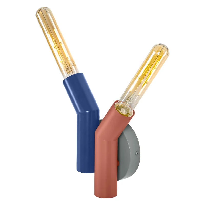 Aplique de paja OSRAM DECOR, 2 luces, E27, Multicolor