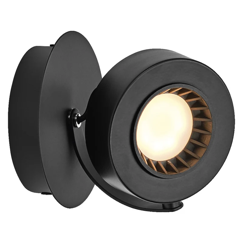 Aplique de pared OSRAM DECOR SPOT VENUS, 5,5 W, 210 lm, negro