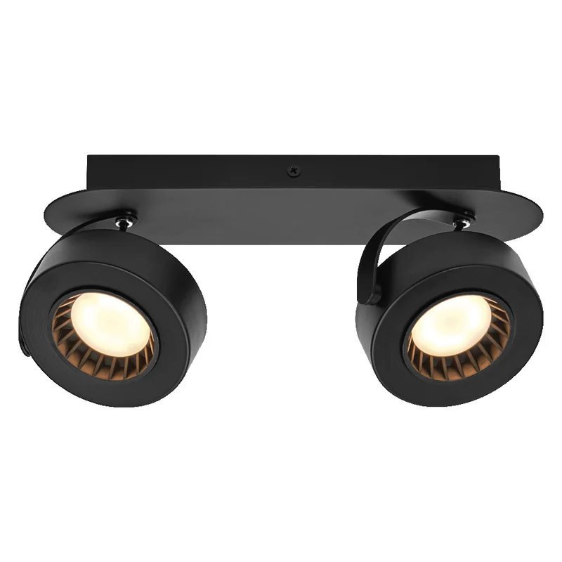 Lámpara de techo OSRAM DECOR SPOT VENUS, 10,5 W, 450 lm, negra