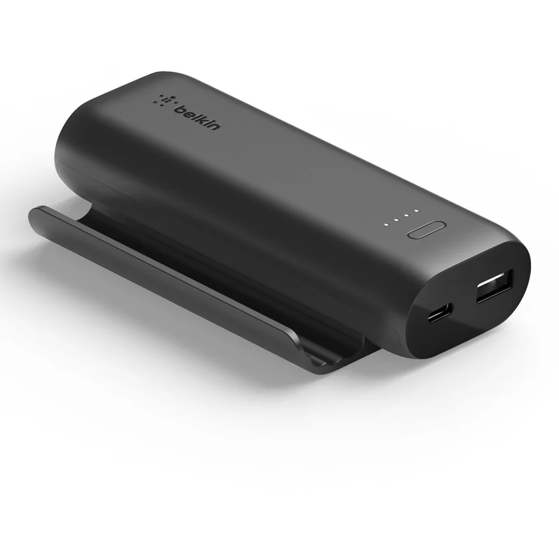 Batería externa 5.000 mAh con soporte de Belkin - Negro