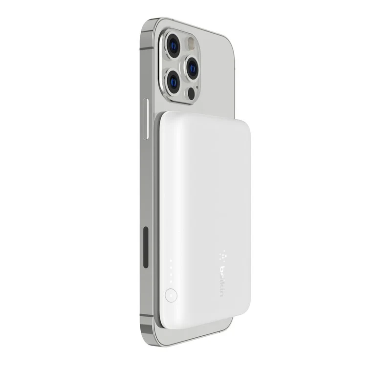 Batería externa inalámbrica y magnética 2.500 mAh BoostCharge de Belkin - Blanco