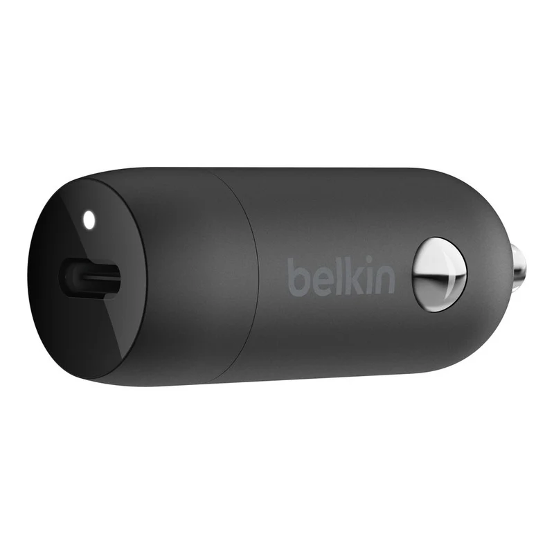 Cargador de coche con USB-C BOOST↑CHARGE™ 20 W de Belkin - Negro