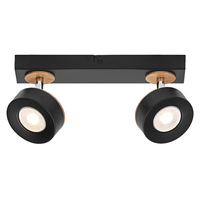Lámpara de techo OSRAM DECOR SPOT PLUTO, 9,6 W, 615 lm, negra