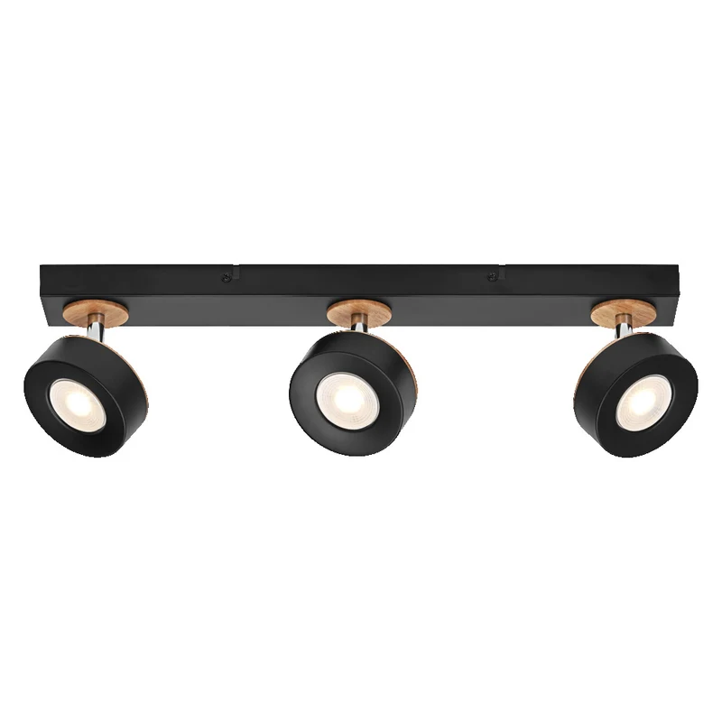 Lámpara de techo OSRAM DECOR SPOT PLUTO, 14,4 W, 960 lm, negra