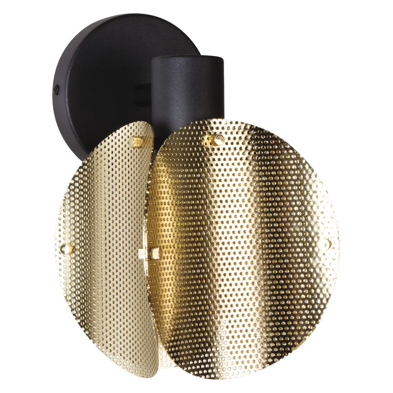 Aplique de pared OSRAM DECOR con globo plegable E27 dorado