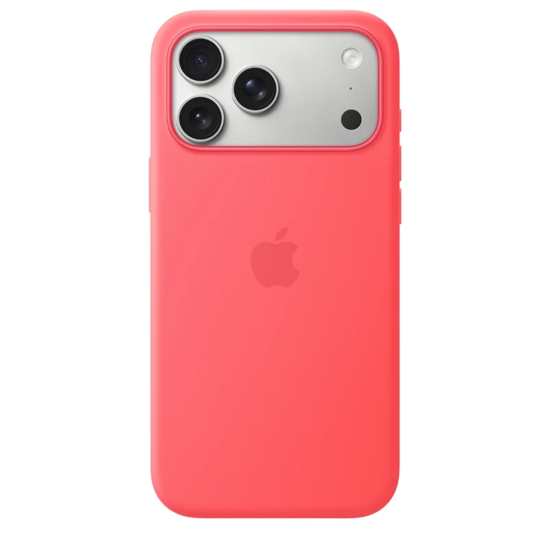 Funda de silicona con MagSafe para el iPhone 17 Pro Max - Guayaba intenso