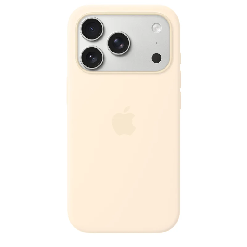 Funda de silicona con MagSafe para el iPhone 17 Pro - Vainilla