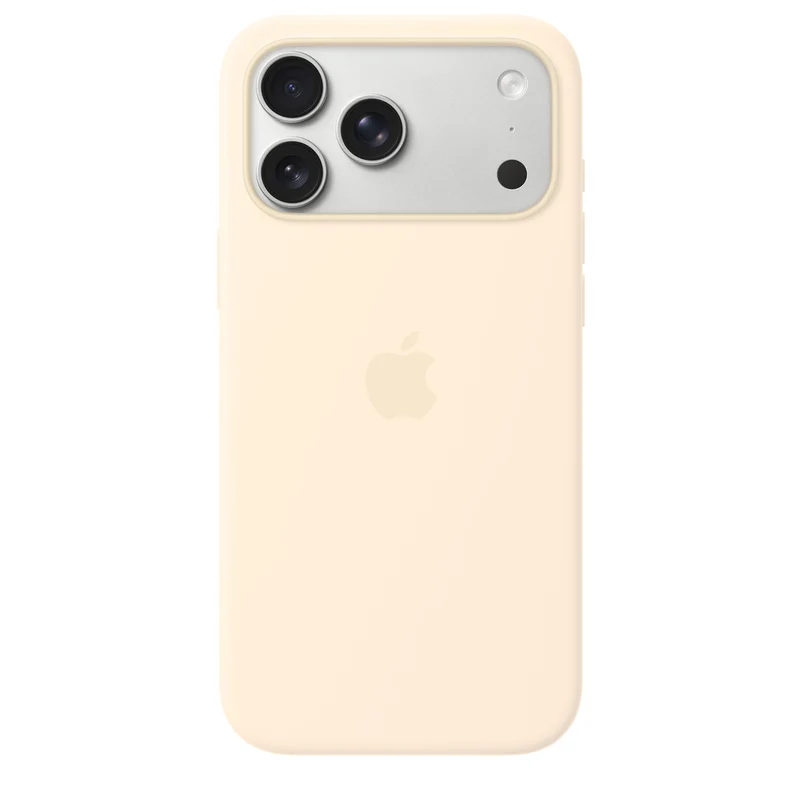 Funda de silicona con MagSafe para el iPhone 17 Pro Max - Vainilla