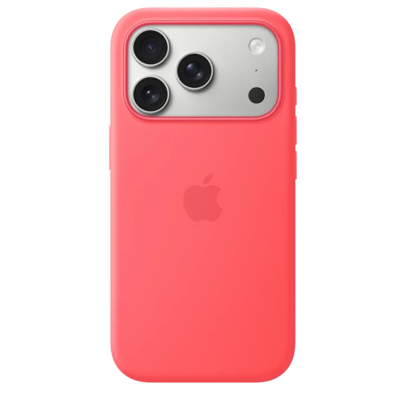 Funda de silicona con MagSafe para el iPhone 17 Pro - Guayaba intenso