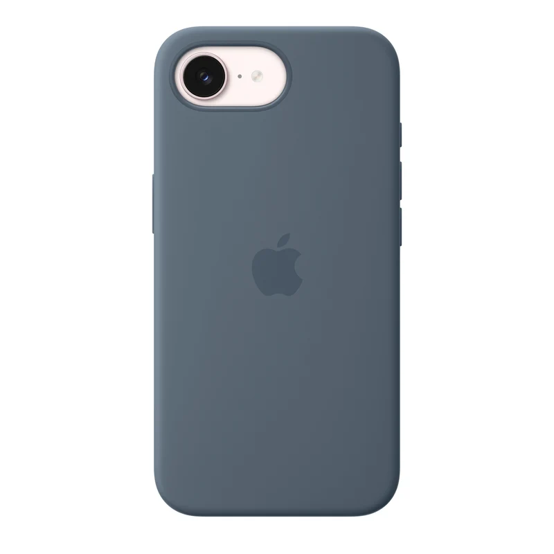 Funda de silicona con MagSafe para el iPhone 17e - Azul náutico