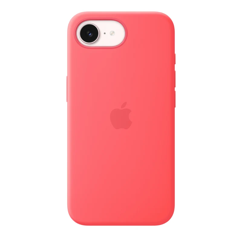 Funda de silicona con MagSafe para el iPhone 17e - Guayaba intenso
