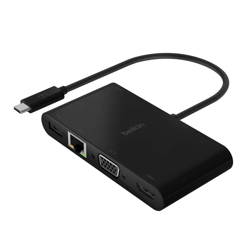 Adaptador multimedia 4 en 1 USB-C con carga de 100 W de Belkin