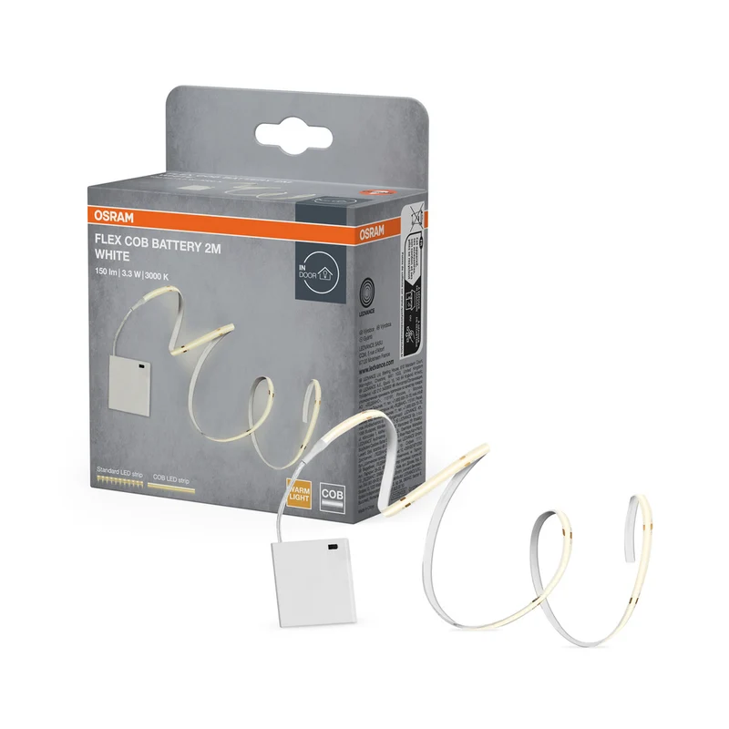 Tiras LED a batería OSRAM BATTERY STRIPS COB, 2 m
