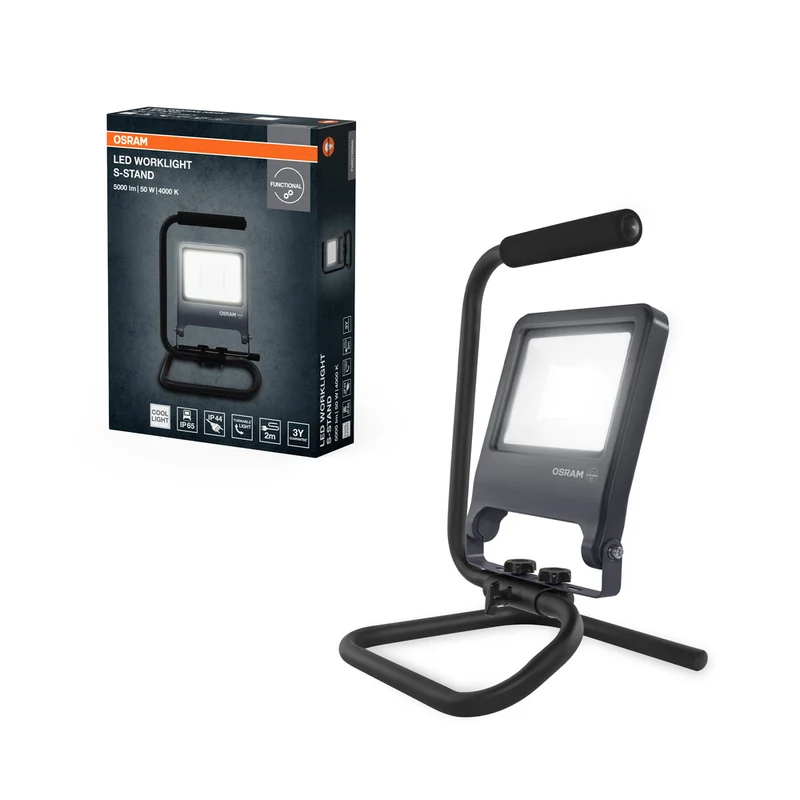 Foco LED móvil para construcción OSRAM Worklights S-Stand 50 W/4000 K
