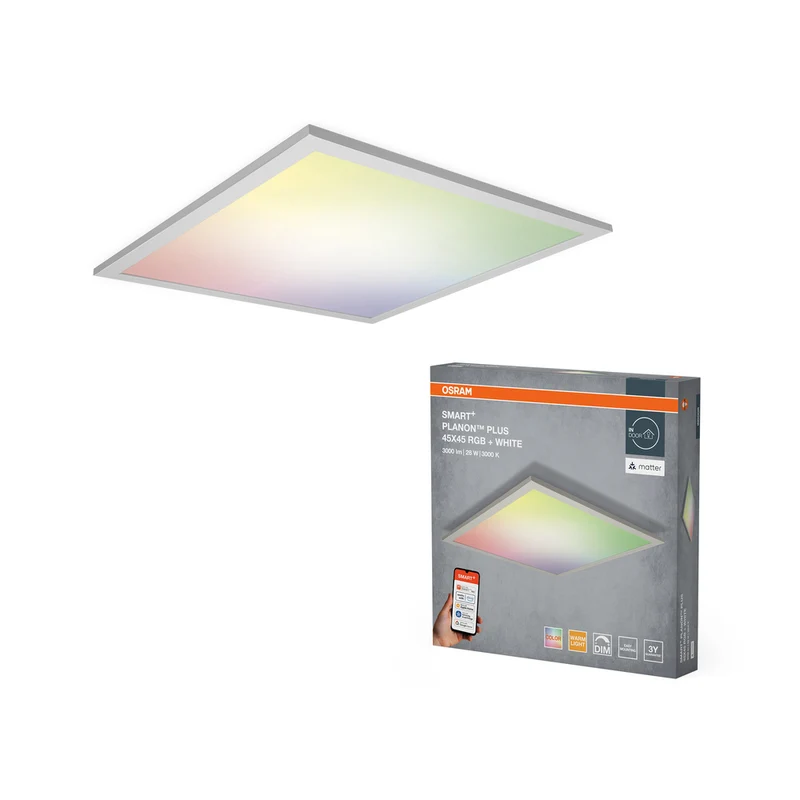 Panel LED OSRAM Matter SMART+ PLANON PLUS multicolor 450X450