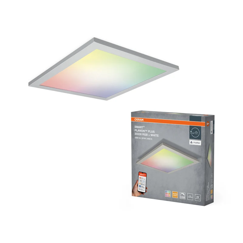 Panel LED OSRAM Matter SMART+ PLANON PLUS multicolor 300X300 20W