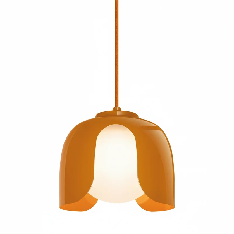 Lámpara colgante OSRAM DECOR Corolle E27 naranja