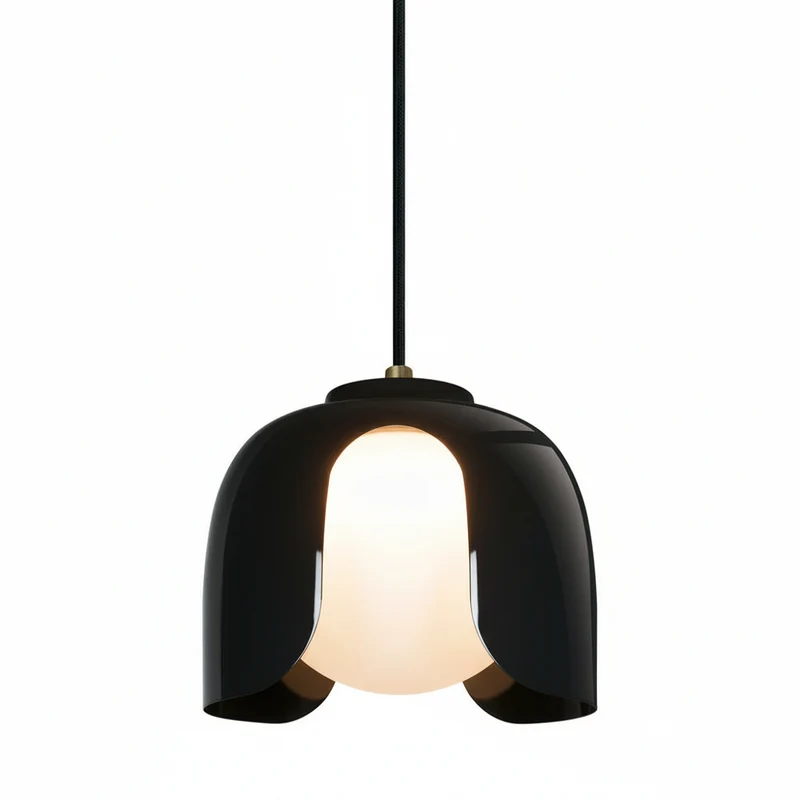 Lámpara colgante OSRAM DECOR Corolle E27 negra