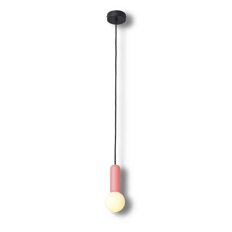 Lámpara colgante OSRAM DECOR Concrete Mic 1xG9 rosa