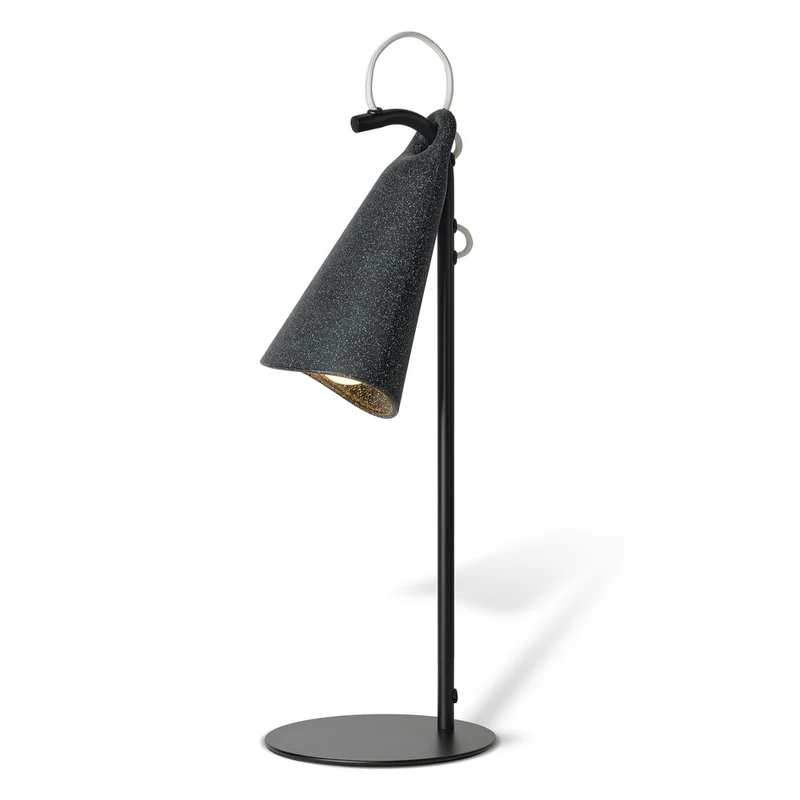Lámpara de mesa OSRAM Decor Bell E27 negra, lámpara de mesa, metal, PCR, con pantalla ajustable