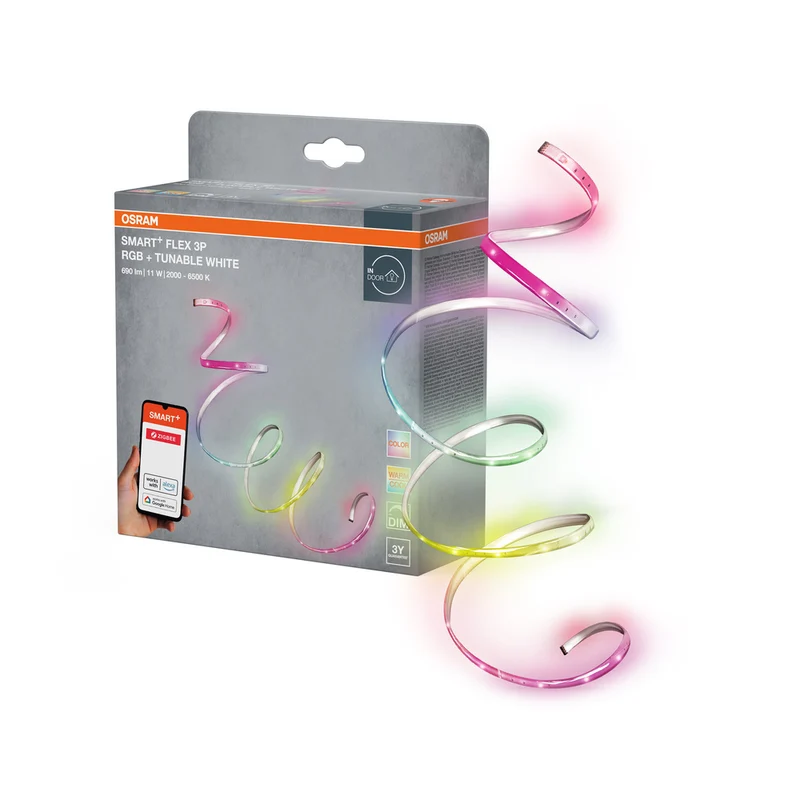 OSRAM Wifi SMART+ Flex RGBW 3P, 690 lm, 11 W, 2000-6500 K