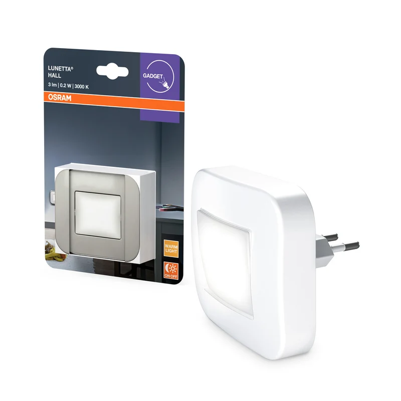 Luz nocturna blanca OSRAM LUNETTA® Hall, 3 lm, 0,2 W, 3000 K
