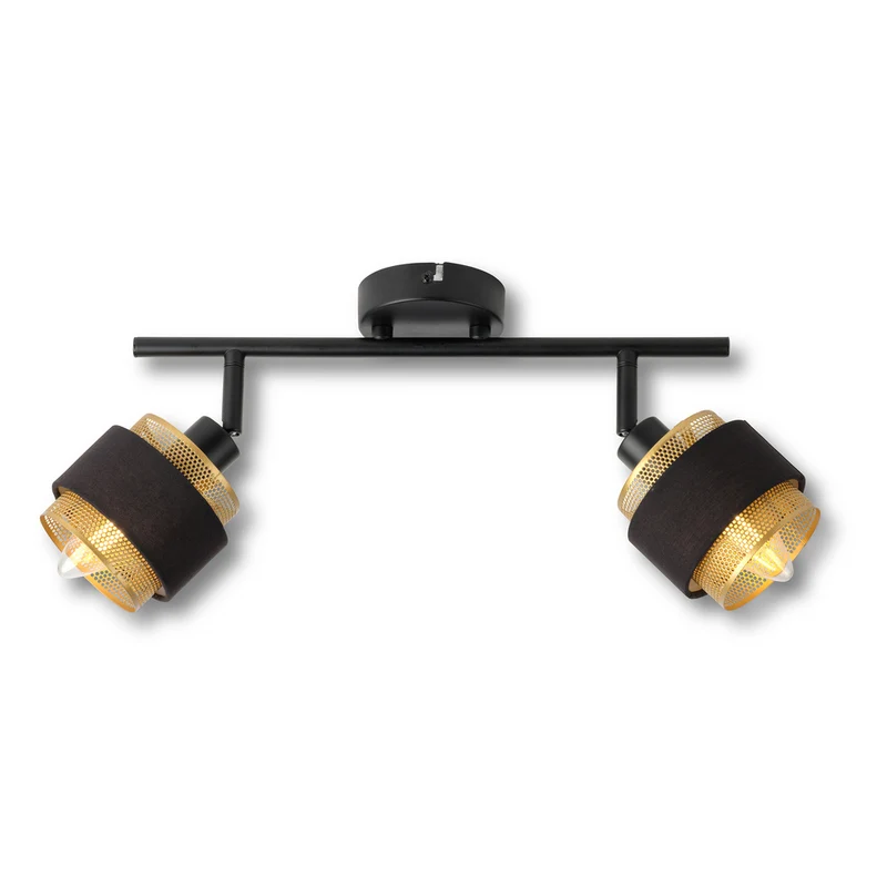Lámpara de techo OSRAM DECOR Spot Hornet 2x2,8W, E14, 250lm, 2700K, negra