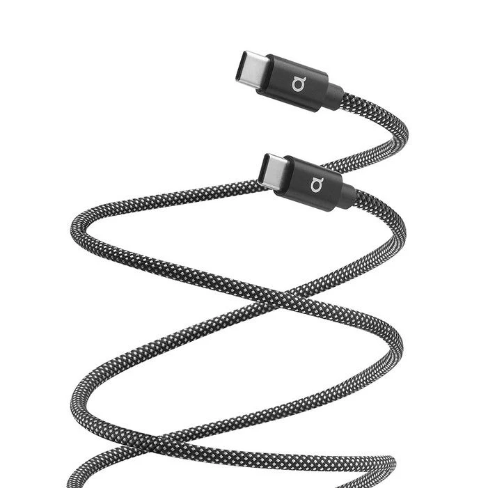 Cable de carga USB-C trenzado de INTECAT (1,2 metros) - Negro