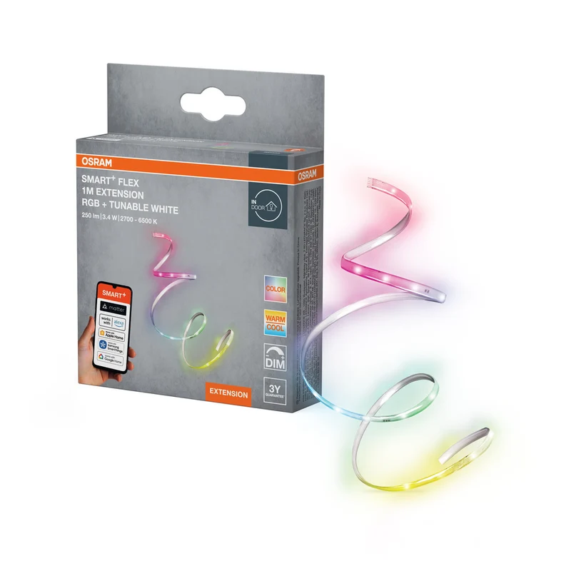 Tira LED OSRAM Matter SMART+ FLEX con extensión RGB de 1 m