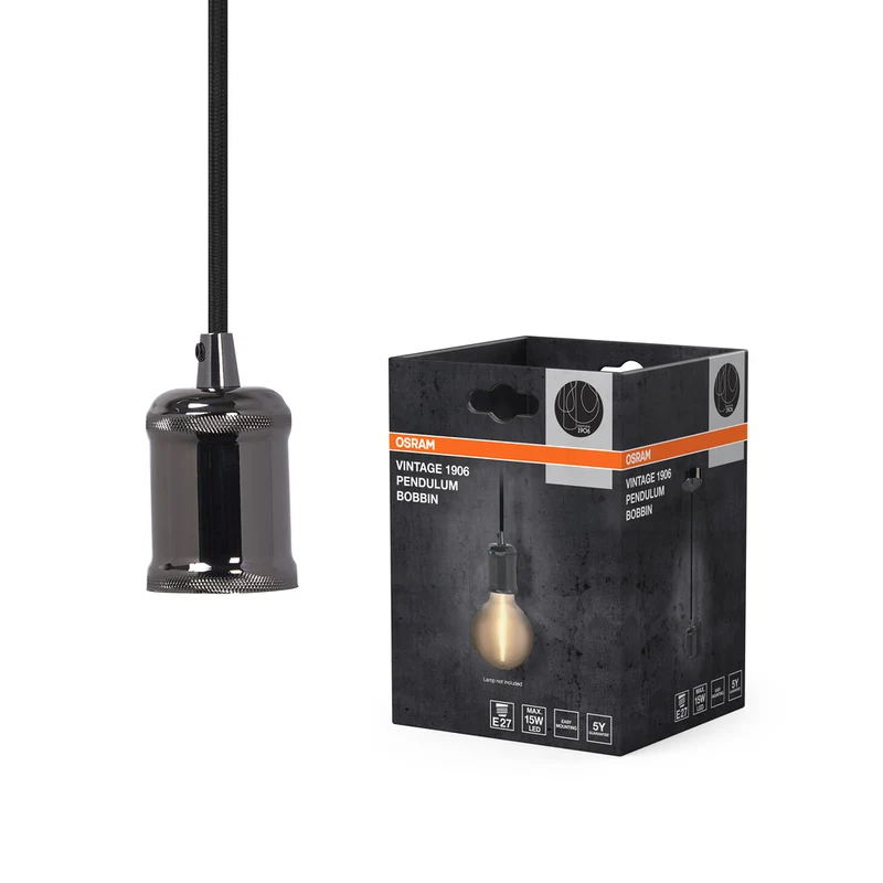Lámpara colgante OSRAM Vintage 1906® BOBBIN E27, bronce
