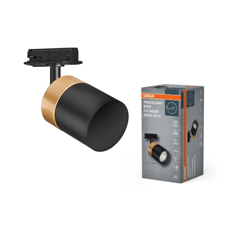 Sistema de iluminación de riel OSRAM TRACKLIGHT, dorado/negro