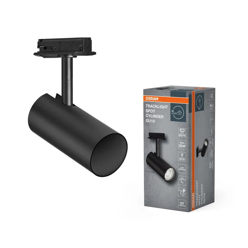 Sistema de iluminación de riel OSRAM TRACKLIGHT, negro
