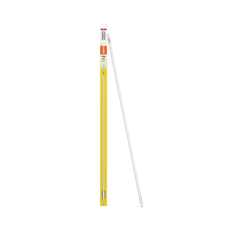 OSRAM LED TUBE T5 HF en tubo, con casquillos a ambos extremos, lámpara, cristal sin plomo, mate, 16 W, (antes 28 W), 2160 lm, blanco cálido, 3000 K, 30 000 h, CRI 80