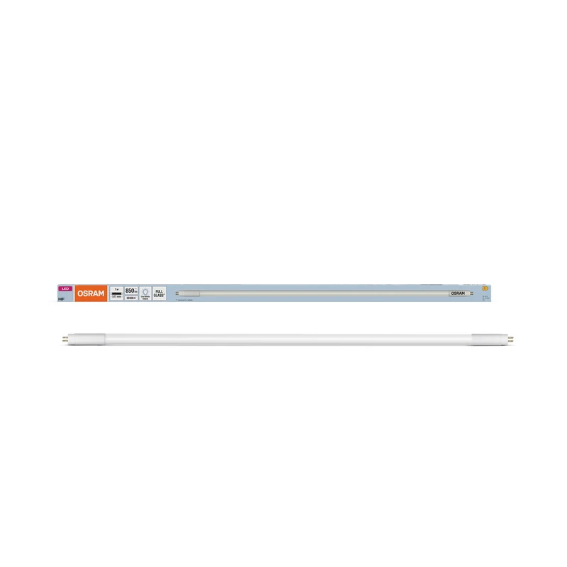 OSRAM LED TUBE T5 HF SHORT en tubo, con casquillos a ambos extremos, lámpara, cristal sin plomo, mate, 7 W, (antes 13 W), 850 lm, blanco frío, 4000 K, 30 000 h, CRI 80