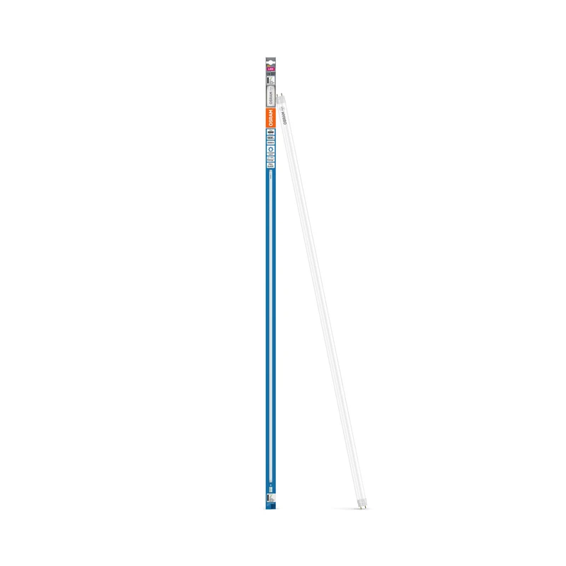 OSRAM LED TUBE T8 EM en tubo, con casquillos a ambos extremos, tubo LED, cristal sin plomo, mate, 15 W, (antes 36 W), 1800 lm, blanco frío, 6500 K, 30 000 h, CRI 80