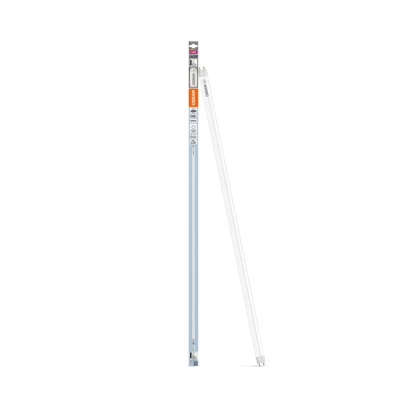 OSRAM LED TUBE T8 EM en tubo, con casquillos a ambos extremos, tubo LED, cristal sin plomo, mate, 1 W, (antes 30 W), 1200 lm, blanco frío, 4000 K, 30 000 h, CRI 80