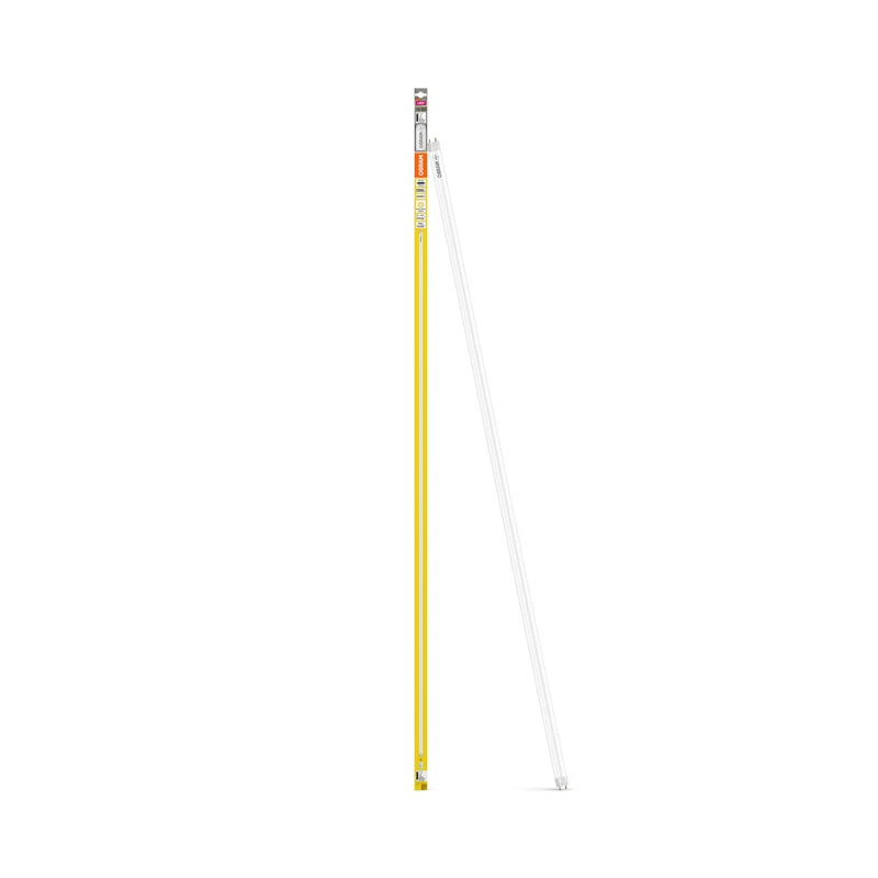 Tubo LED OSRAM T8 EM, con casquillos a ambos extremos, tubo LED, cristal sin plomo, mate, 18,3 W, (antes 58 W), 2000 lm, blanco cálido, 3000 K, 30 000 h, CRI 80
