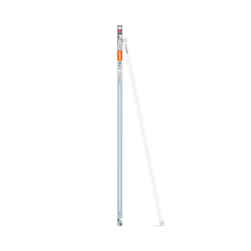 OSRAM LED TUBE T8 EM en tubo, con casquillos a ambos extremos, tubo LED, cristal sin plomo, mate, 11,6 W, (antes 38 W), 1400 lm, blanco frío, 4000 K, 30 000 h, CRI 80