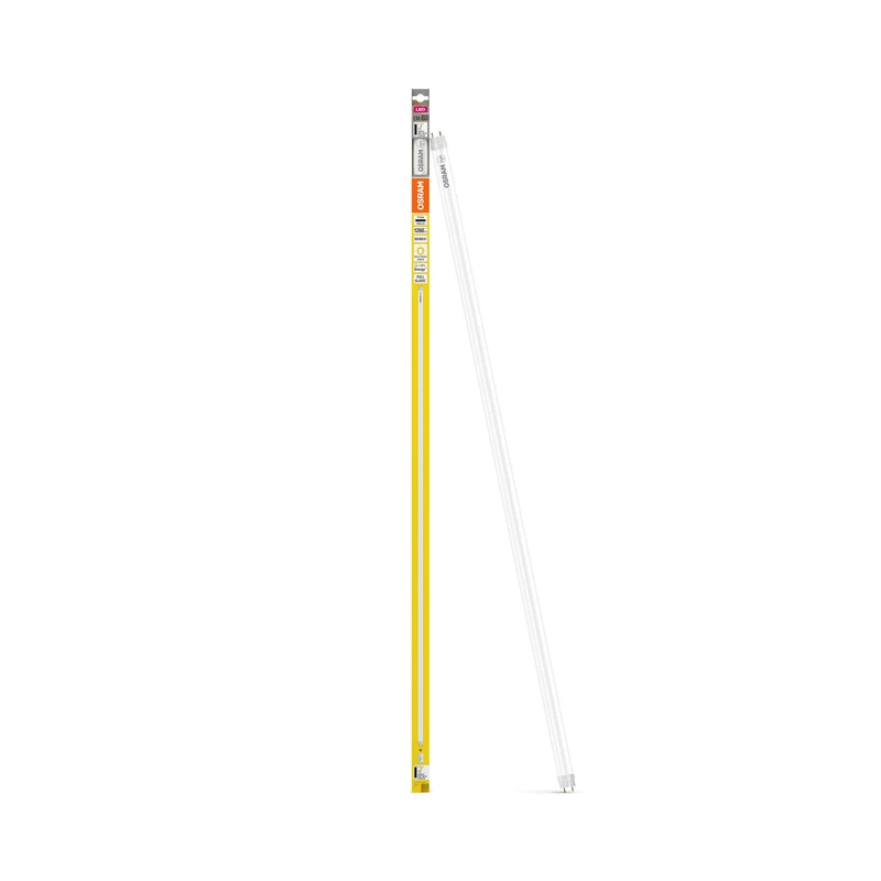 OSRAM LED TUBE T8 EM en tubo, con casquillos a ambos extremos, tubo LED, cristal sin plomo, mate, 11,6 W, (antes 38 W), 1260 lm, blanco cálido, 3000 K, 30 000 h, CRI 80