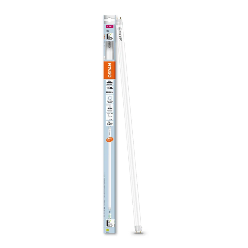 Tubo LED OSRAM TUBO T8 EM SENSOR DE MOVIMIENTO 60cm 6.8W 840, 1100 lm, 4000 K, Blanco Frío