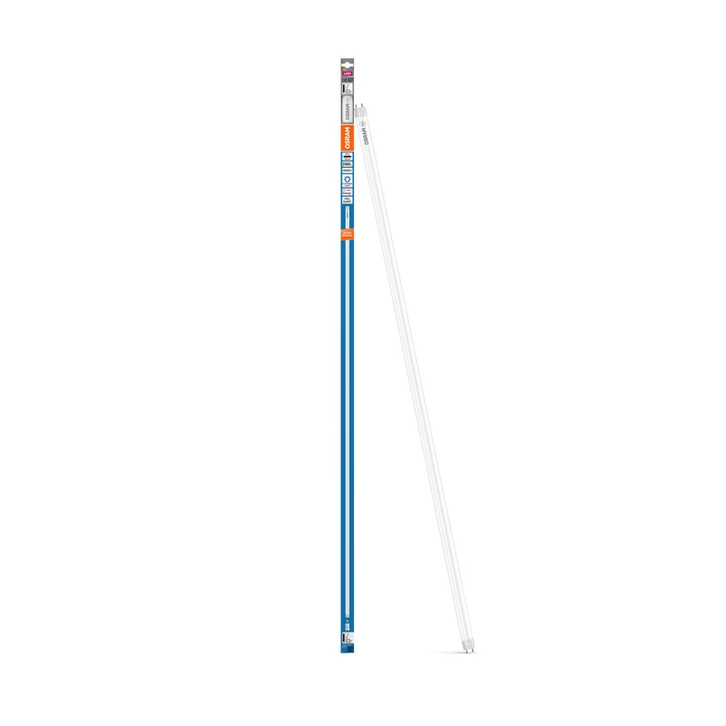 OSRAM LED TUBE T8 EM ULTRA OUTPUT en tubo, con casquillos a ambos extremos, tubo LED, cristal sin plomo, mate, 2 W, (antes 36 W), 2400 lm, blanco frío, 6500 K, 30 000 h, CRI 80
